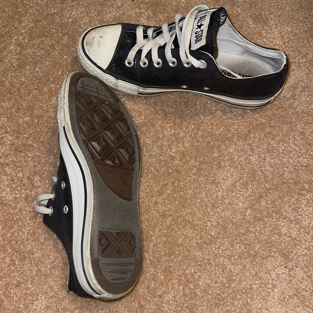 Glittery/Used-converse